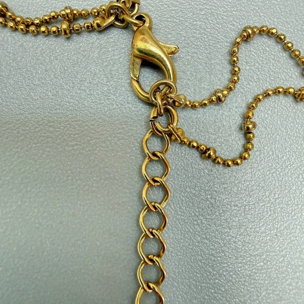 Betsey Johnson Love Bluebird Double Layer Necklace 15